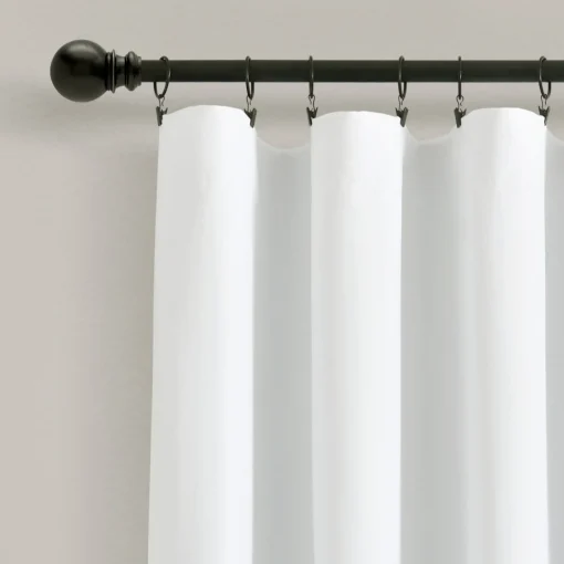 Allison Ruffle 100% Blackout Window Curtain Panel