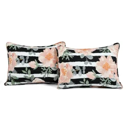 Amara Watercolor Rose Quilt Set