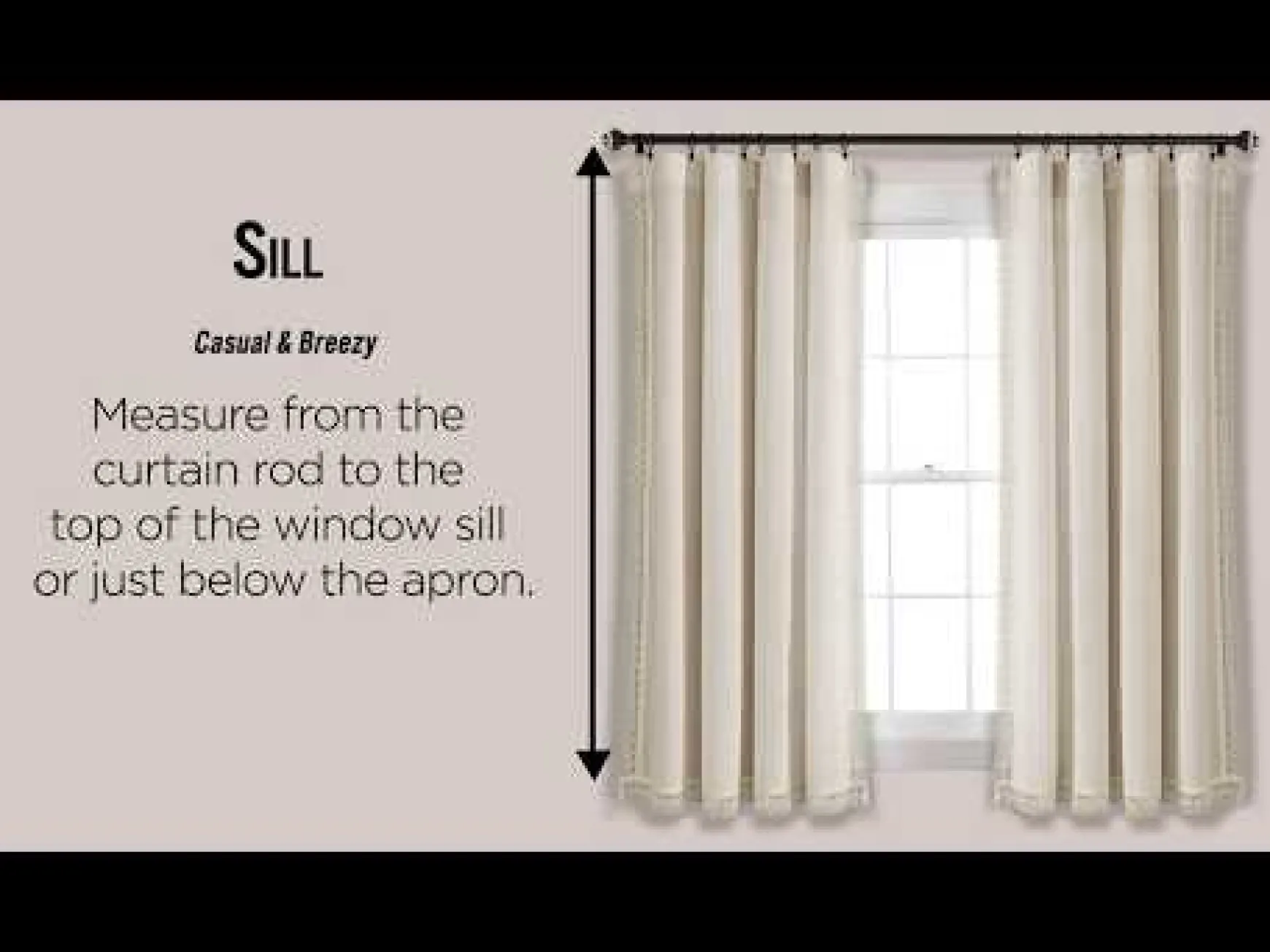 Anchor Light Filtering Window Curtain Set