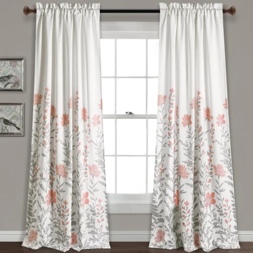 Aprile Light Filtering Window Curtain Set