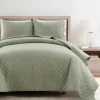 Ava Diamond Oversized Cotton Quilt Set