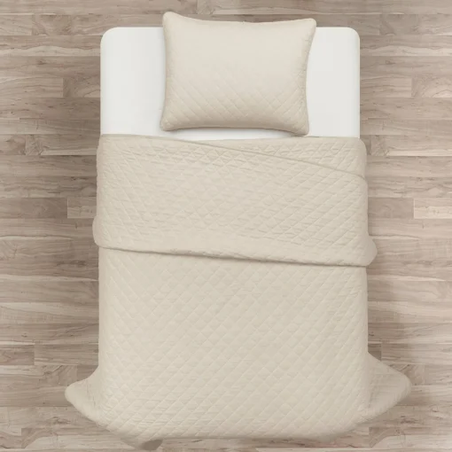 Ava Diamond Oversized Cotton Quilt Set