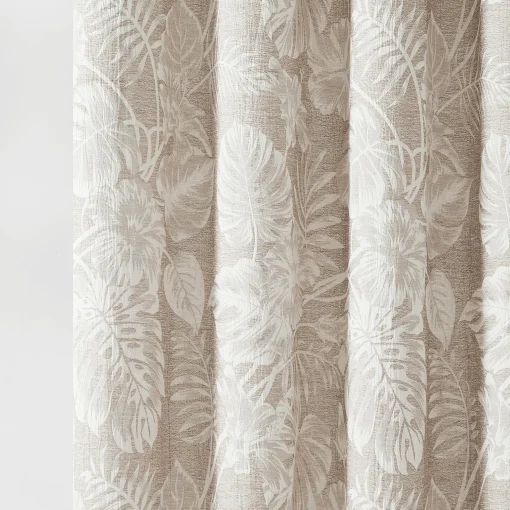 Bali Tropical Leaves Shower Curtain