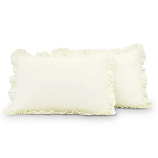 Belgian Flax Linen Rich Cotton Blend Bedspread 3 Piece Set