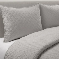 Belgian Flax Linen Rich Cotton Blend Quilt 3 Piece Set