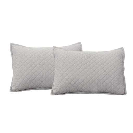 Belgian Flax Linen Rich Cotton Blend Quilt 3 Piece Set