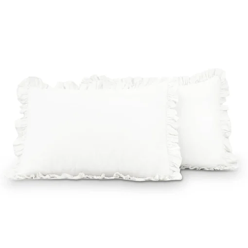 Belgian Flax Linen Rich Cotton Blend Bedspread 3 Piece Set