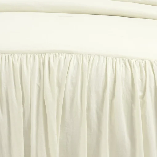 Belgian Flax Linen Rich Cotton Blend Bedspread 3 Piece Set