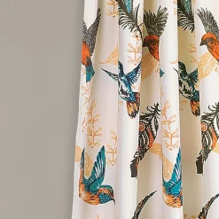 Bird Breeze Light Filtering Window Curtain Set