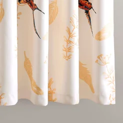 Bird Breeze Light Filtering Window Curtain Set