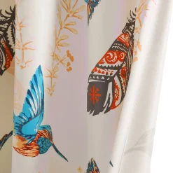 Bird Breeze Light Filtering Window Curtain Set