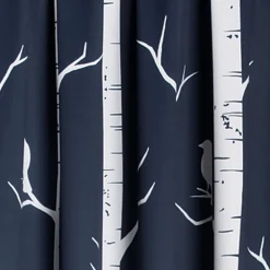 Bird on the Tree Light Filtering Window Curtain Set