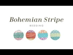Bohemian Stripe 7 Piece Comforter Set