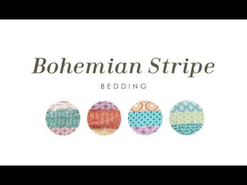 Bohemian Stripe 7 Piece Comforter Set