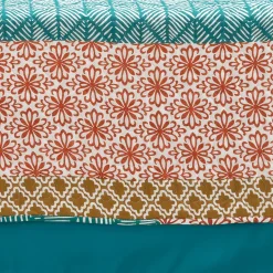 Bohemian Stripe Cotton Daybed Cover 6 Piece Set