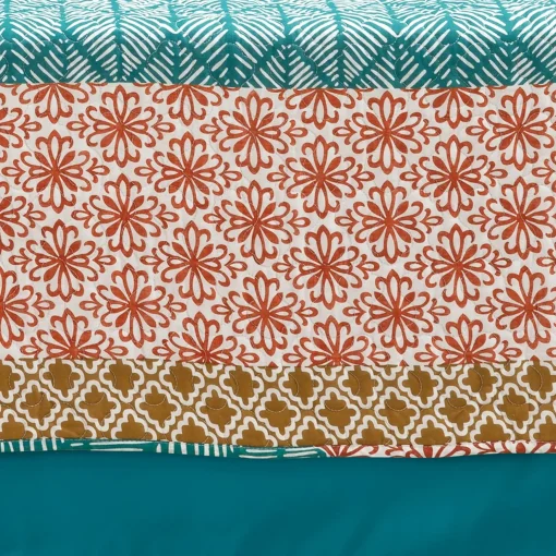 Bohemian Stripe Cotton Daybed Cover 6 Piece Set
