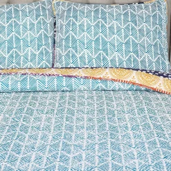 Bohemian Stripe Quilt 3 Piece Set