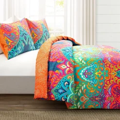 Boho Chic Cotton Duvet Cover 3 Piece Set