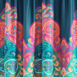 Boho Chic Light Filtering Window Curtain Panel Set