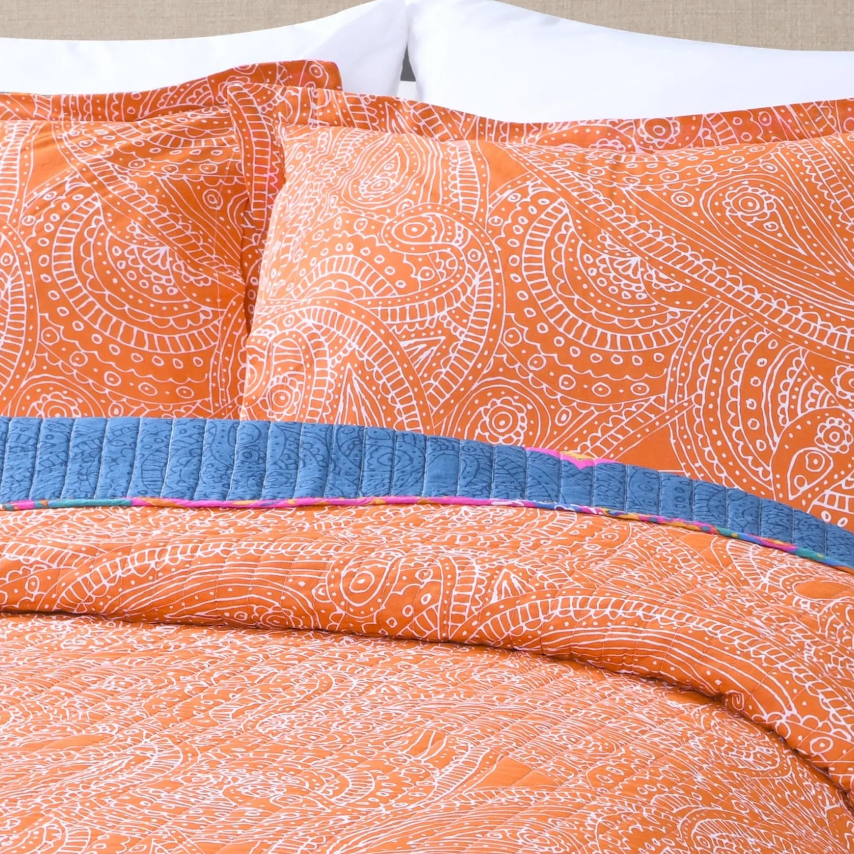 Boho Chic Quilt 3 Piece Set