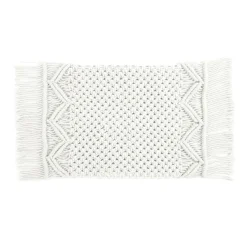 Boho Macrame Indoor/Outdoor Placemat 2-Pack Set