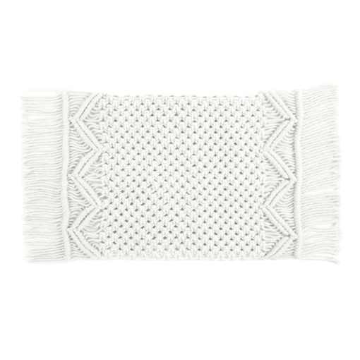 Boho Macrame Indoor/Outdoor Placemat 2-Pack Set