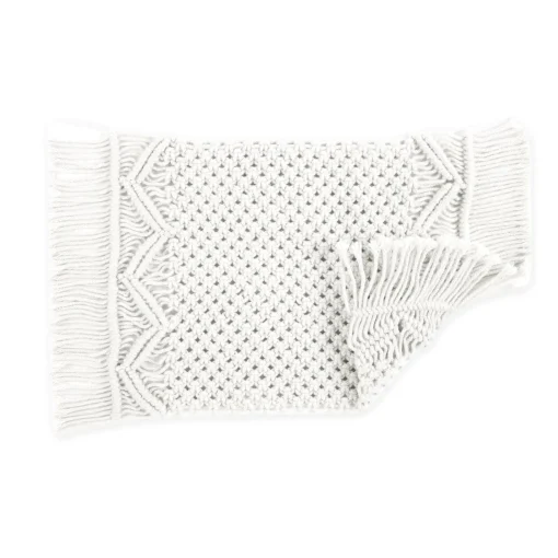 Boho Macrame Indoor/Outdoor Placemat 2-Pack Set