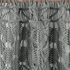 Boho Macrame Tassel Cotton Window Curtain
