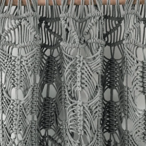 Boho Macrame Tassel Cotton Window Curtain