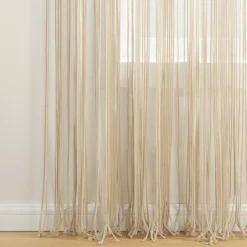 Boho Macrame Tassel Cotton Window Curtain