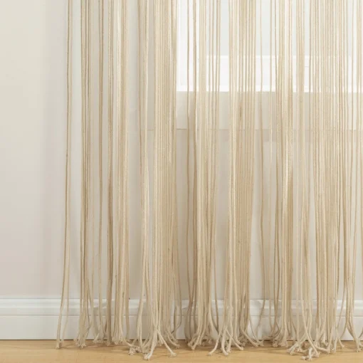 Boho Macrame Tassel Cotton Window Curtain
