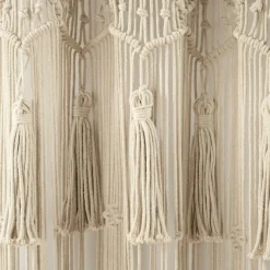 Boho Macrame Tassel Cotton Window Curtain