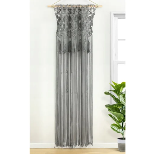Boho Macrame Tassel Cotton Window Curtain