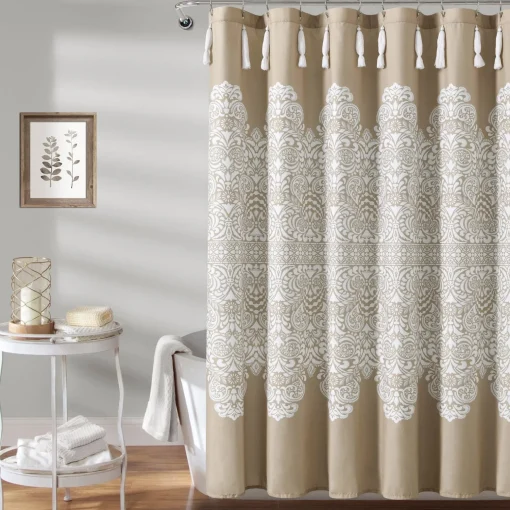 Boho Medallion Shower Curtain