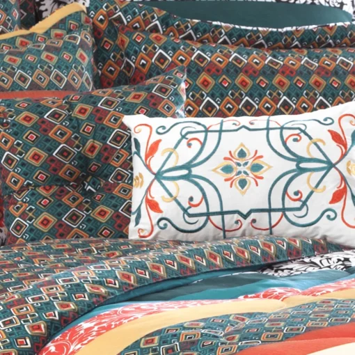 Boho Stripe 7 Piece Comforter Set