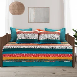 Boho Stripe 6 Piece Daybed Cover Set