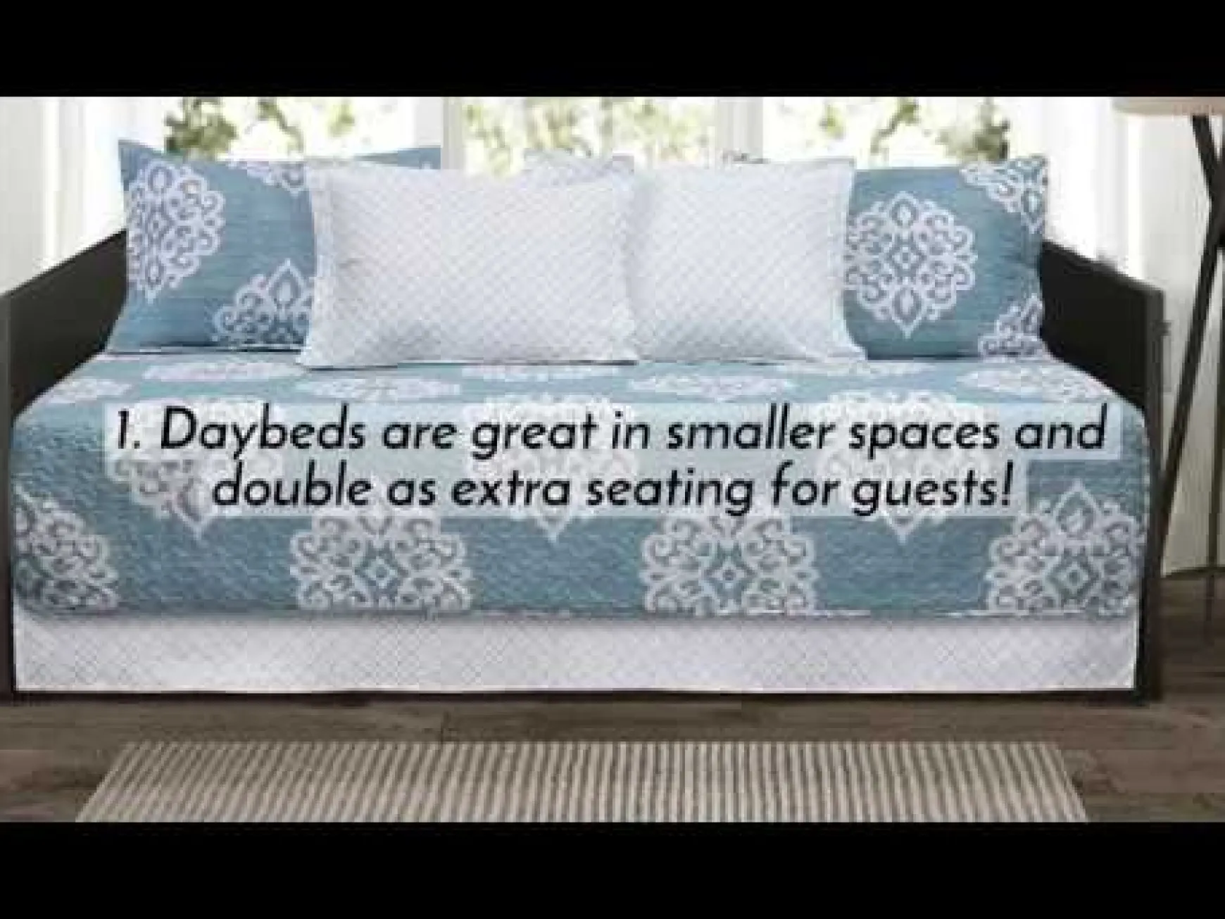 Boho Stripe 6 Piece Daybed Cover Set