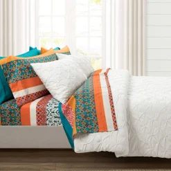 Boho Stripe 6 Piece Soft Sheet Set