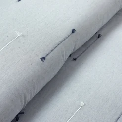 Boho Stripe Clip Jacquard 3 Piece Comforter Set