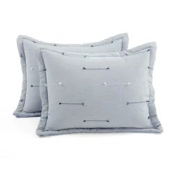 Boho Stripe Clip Jacquard 3 Piece Comforter Set