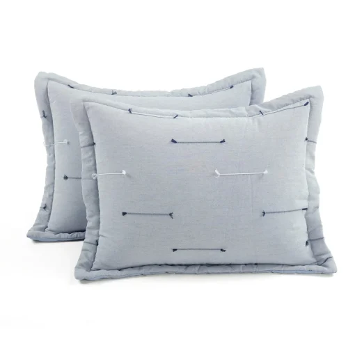 Boho Stripe Clip Jacquard 3 Piece Comforter Set