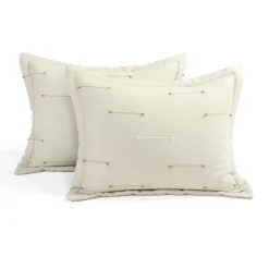 Boho Stripe Clip Jacquard 3 Piece Comforter Set