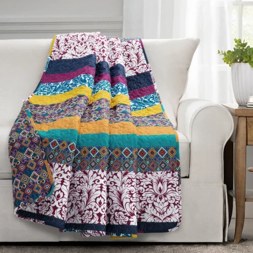 Boho Stripe Throw
