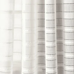 Bridie Grommet Sheer Window Curtain Panel Set