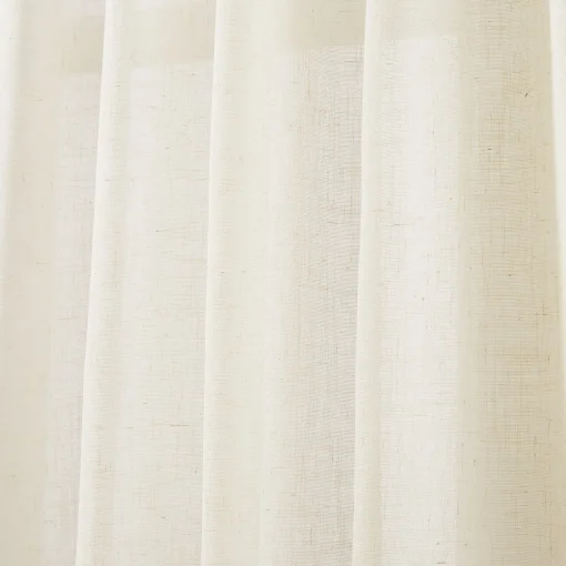 Brigitte Embroidery Eyelet Scalloped Edge Window Curtain Panels