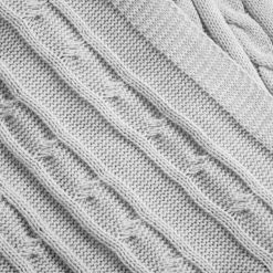 Cable Soft Knitted Throw