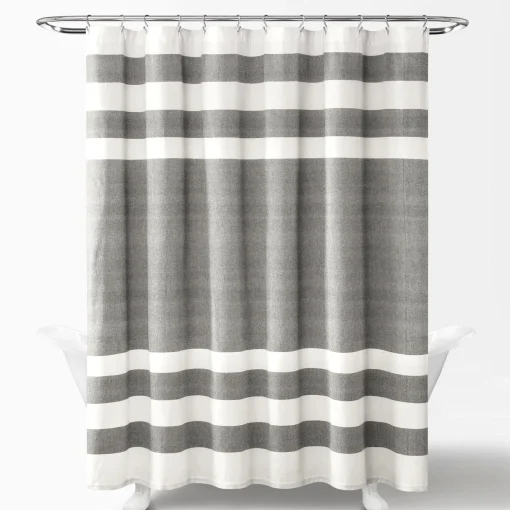 Cape Cod Stripe Yarn Dyed Cotton Shower Curtain