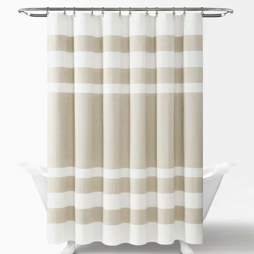 Cape Cod Stripe Yarn Dyed Cotton Shower Curtain