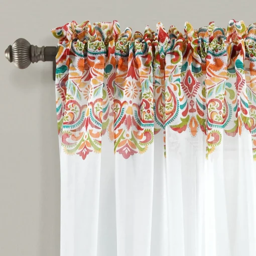Clara Sheer Window Curtain Panel Set