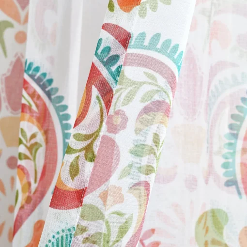 Clara Sheer Window Curtain Panel Set